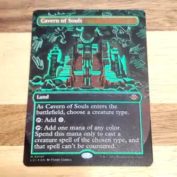 1x Cavern of Souls, Neon Green Ink 0410f, Lost Caverns of Ixalan, MTG LP - Image 1