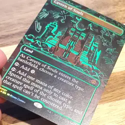 1x Cavern of Souls, Neon Green Ink 0410f, Lost Caverns of Ixalan, MTG LP - Image 4