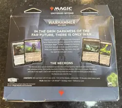 Magic the Gathering War Hammer 40K Commander Deck Necron Dynasties New Sealed - Image 2