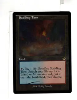 MTG SkeenAB Scalding Tarn ETCHED RETRO FOIL from MH2. NM. - Image 1