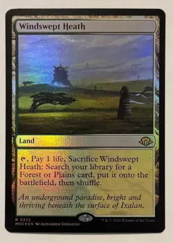 Windswept Heath Foil - Modern Horizons 3 MTG Magic the Gathering - Image 1