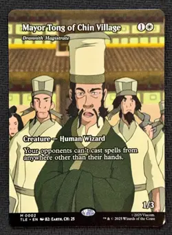 Mayor Tong of Chin Village (Borderless) Avatar: The Last Airbender MTG M002 NM - Image 1
