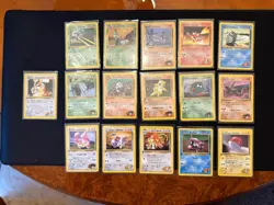 Pokemon Cards Gym Heroes 16 First Edition Card Bundle WOTC Vintage 2000 - Image 1