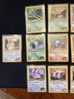 Pokemon Cards Gym Heroes 16 First Edition Card Bundle WOTC Vintage 2000 - Image 2