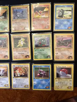 Pokemon Cards Gym Heroes 16 First Edition Card Bundle WOTC Vintage 2000 - Image 3