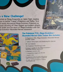 Pokemon Mega Evolution Ascended Heroes Elite Trainer Box Dragonite New Sealed - Image 3