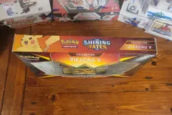 Pokemon Shining Fates Pikachu V Collection Box TCG Booster 2021 English Pokemon - Image 3