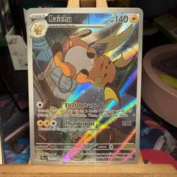 Raichu 211/193 Paldea Evolved Illustration Rare Full Art Holo Pokemon TCG MINT - Image 1