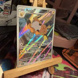 Raichu 211/193 Paldea Evolved Illustration Rare Full Art Holo Pokemon TCG MINT - Image 2