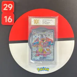 2025 Pokemon TCG S-Chinese Charizard ex CSV5C-145/129 SR Obsidian Flames Grade10 - Image 1