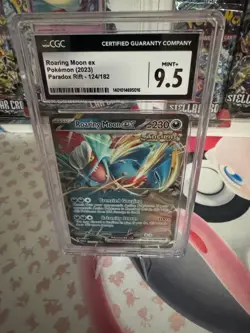 2023 Pokemon TCG Roaring Moon ex 124/182 Holo Double Rare CGC 9.5 - Image 1