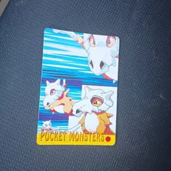 Mewtwo Holo Vintage Pocket Monsters Vending Prism Sticker 37 Mewtwo Cubone - Image 4