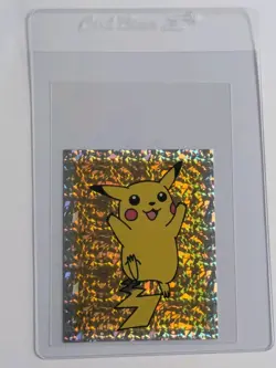 1999 Pikachu Special Glitter Insert Pokemon Sticker Topps Merlin Nintendo S30 - Image 3