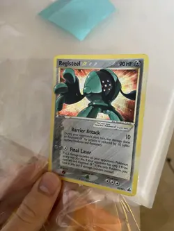 Pokemon 2006 EX Legend Maker Gold Star 92/92 Registeel-Holo Card - Image 4
