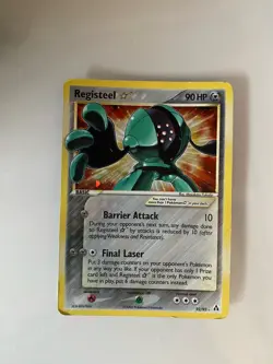 Pokemon 2006 EX Legend Maker Gold Star 92/92 Registeel-Holo Card - Image 5