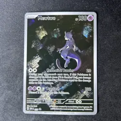 Pokemon TCG - Mewtwo 052 Scarlet & Violet - Black Star Promo Holo - NM - Image 1