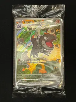 Pokemon Tyrunt 070 Mega Evolution: Perfect Order Black Star Promo Sealed - Image 1