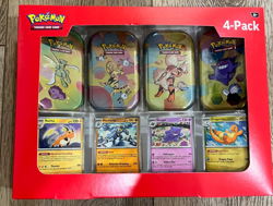 2025 Pokemon TCG: Scarlet & Violet 151 - Mini Tin 4-Pack Bundle Sealed - Image 1
