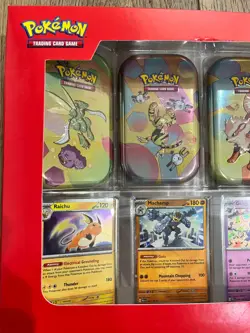 2025 Pokemon TCG: Scarlet & Violet 151 - Mini Tin 4-Pack Bundle Sealed - Image 3