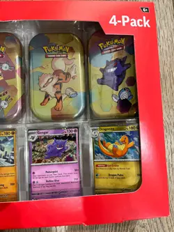 2025 Pokemon TCG: Scarlet & Violet 151 - Mini Tin 4-Pack Bundle Sealed - Image 4