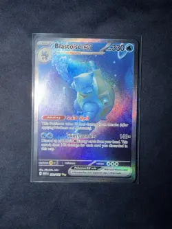 Pokemon TCG Blastoise EX Sir 200/165 Scarlet & Violet 151 - Image 1