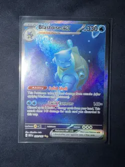 Pokemon TCG Blastoise EX Sir 200/165 Scarlet & Violet 151 - Image 2