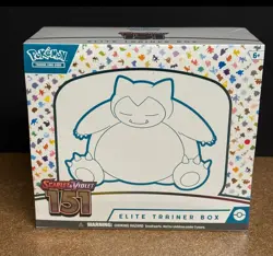 Pokemon Scarlet & Violet 151 Elite Trainer Box Snorlax Promo Booster - Image 1