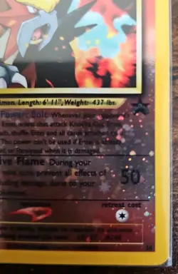 Entei 34 Pokemon TCG Black Star Promo Reverse Holo Movie Promo MP - Image 4