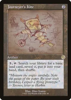 Journeyer's Kite - Schematic (Retro Frame) [The Brothers' War] MTG - Image 1