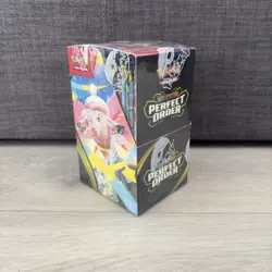 Pokemon TCG Mega Evolution Perfect Order Half Booster Box (18 Packs) SEALED - Image 1