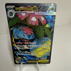 Pokemon Mega Venusaur ex 155/132 Me01 Mega Evolution Holo Ultra Rare HP 380 TCG - Image 1