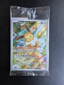 Pokemon Prismatic Evolutions - Eevee SVP 173 - Black Star Promo - Sealed - Image 1