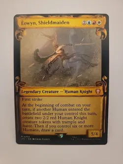 Eowyn, Shieldmaiden Showcase Scrolls 456 MtG Commander Lord of the Rings - Image 1