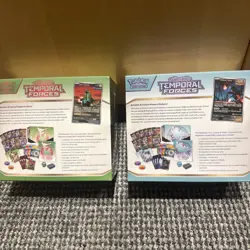 Pokemon Center Temporal Forces ETB Set Waking Wake & Iron Leaves Sealed - Image 3