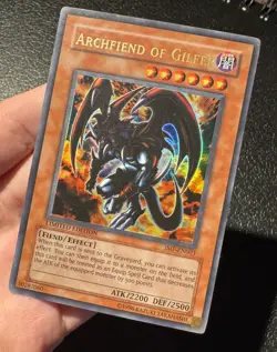 Yugioh Archfiend of Gilfer JMP-EN003 Ultra Rare MP - Image 3