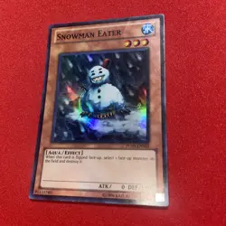 1x Yu-Gi-Oh! Snowman Eater - TU05-EN003 - Super Rare - NM - Image 1