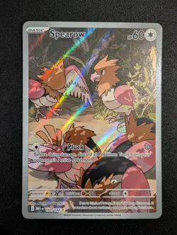Pokemon TCG Spearow 151/132 Mega Evolution Illustration Rare Near Mint Condition - Image 1