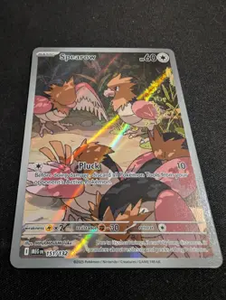 Pokemon TCG Spearow 151/132 Mega Evolution Illustration Rare Near Mint Condition - Image 2