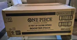 One Piece OP-11 A Fist Of Divine Speed Booster Box Case English SEALED 12 Boxes - Image 1