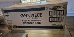 One Piece OP-11 A Fist Of Divine Speed Booster Box Case English SEALED 12 Boxes - Image 3