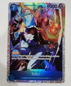 One Piece Sabo OP15-046 SR Super Rare Adventure On Kami’s Island NM - Image 1