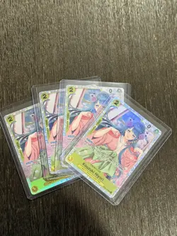 One Piece TCG Kouzuki Hiyori X4 OP06-106 SR Wings of the Captain Foil Playset - Image 1