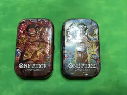 One Piece CCG Tin Set Vol. 1 Set of 2 - Both Artworks - Sealed - Image 1