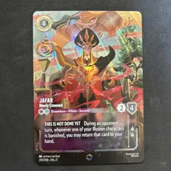 Lorcana Jafar Newly Crowned 210/204 Foil Character Disney Lorcana TCG - Image 1