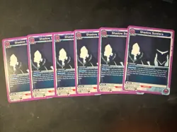 Shadow Soldiers SLG-1-030 Union Arena Solo Leveling UE17BT x6 - Image 1