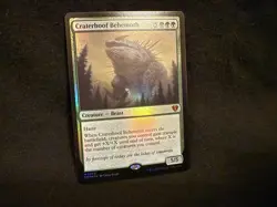 Craterhoof Behemoth Commander Masters Foil MTG NM - Image 1