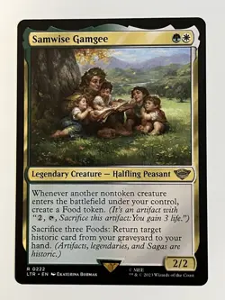 Samwise Gamgee the Lord of the Rings Non-Foil Regular MTG - Image 1