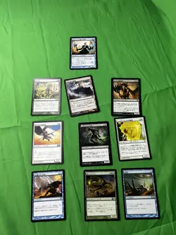 MAGIC THE GATHERING (10 Cards )Complete Japanese Basic Lot MTG (No Duplicates) - Image 1