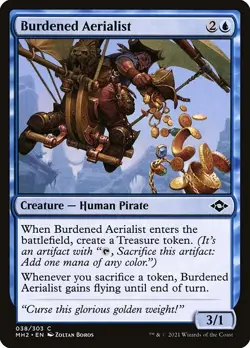 Burdened Aerialist - Modern Horizons 2 MH2- MTG - LP Magic - 38 C - Image 1
