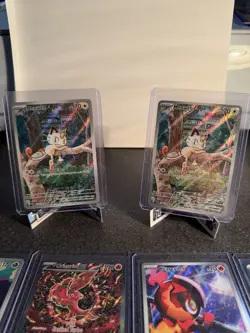 Pokemon TCG | Holo & Full Art Lot | Meowth, Oricorio, Charcadet | 10 Cards - Image 2